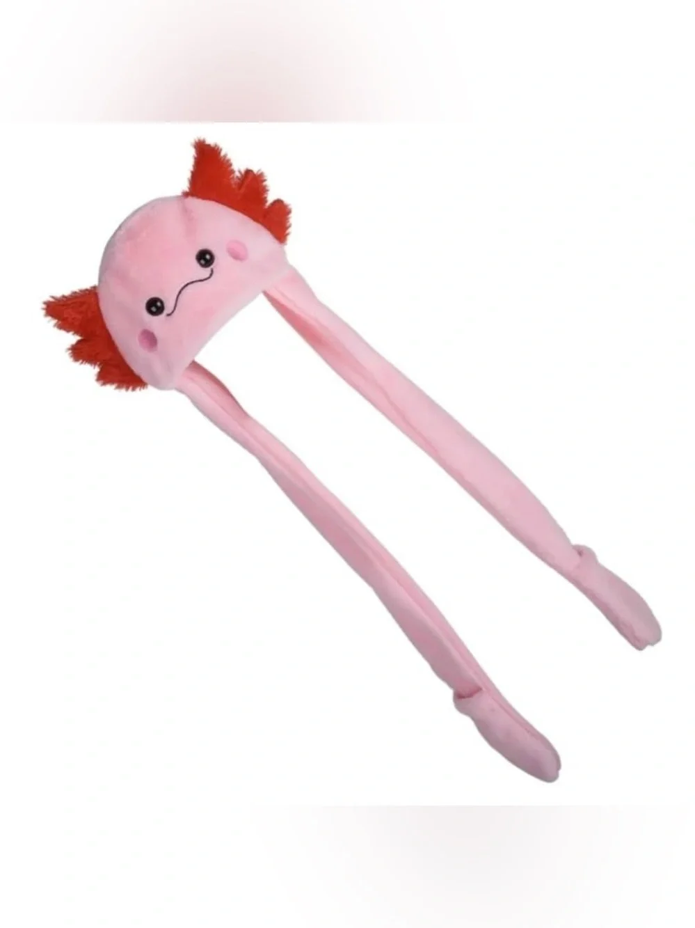 Rhode Island Novelty pink axolotl plush hoodie scarf